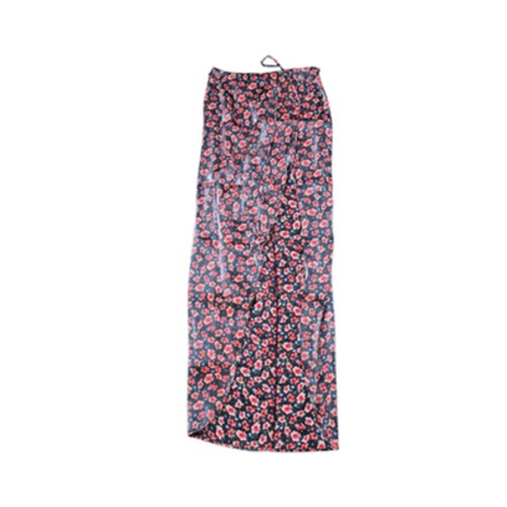 Rumer Soraya Skirt Womens Small Black Floral Maxi Wrap High Waist New Australia